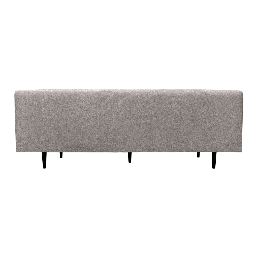 Gray Button Tufted Velvet Sofa D9526