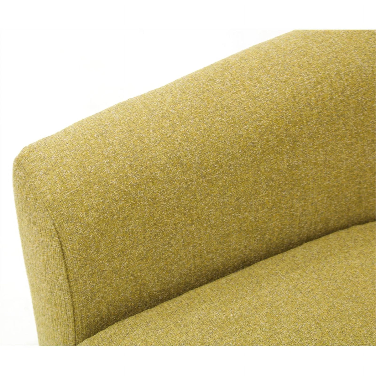 Yellow Fabric Tufted Swivel Chair V2321