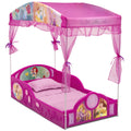 Pink Kids Plastic Storage Toddler Bed O82842