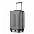 20-Inch Black Hardside Carry-on Suitcase with Spinner Wheels X679661