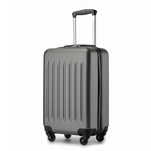 20-Inch Black Hardside Carry-on Suitcase with Spinner Wheels X679661