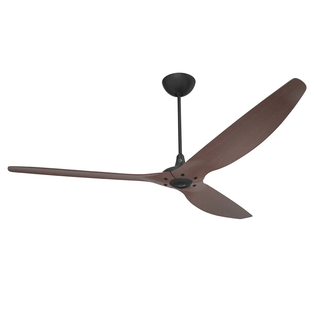 84 Ceiling Fan with Cocoa Bamboo Blades and Satin Nickel Finish F3677