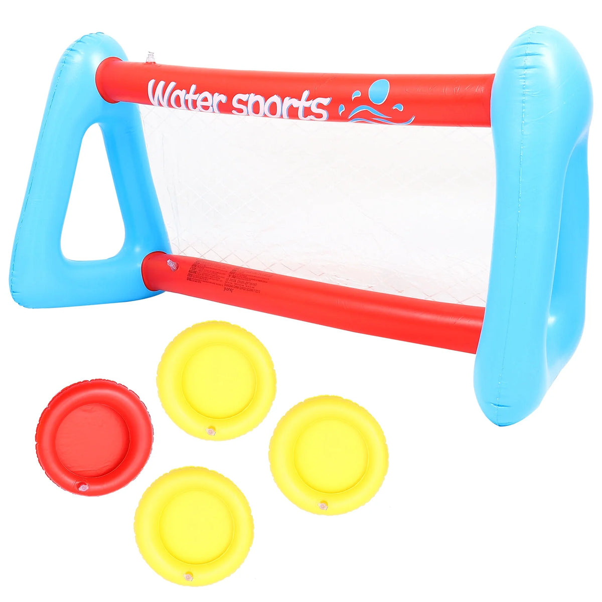 Inflatable Pool Float Set with Volleyball Net and Volleyballs L938167