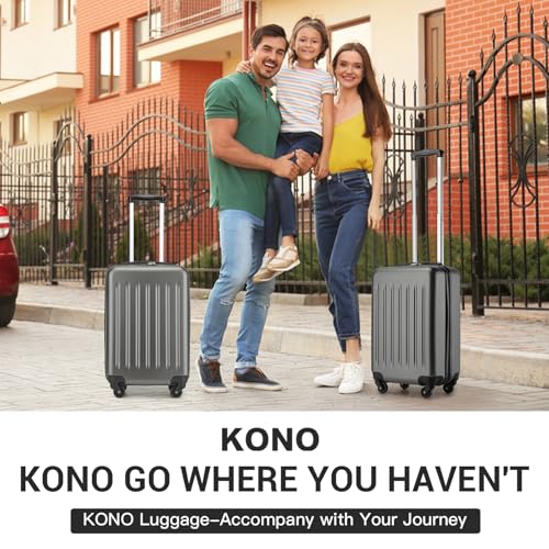 20-Inch Black Hardside Carry-on Suitcase with Spinner Wheels X679661