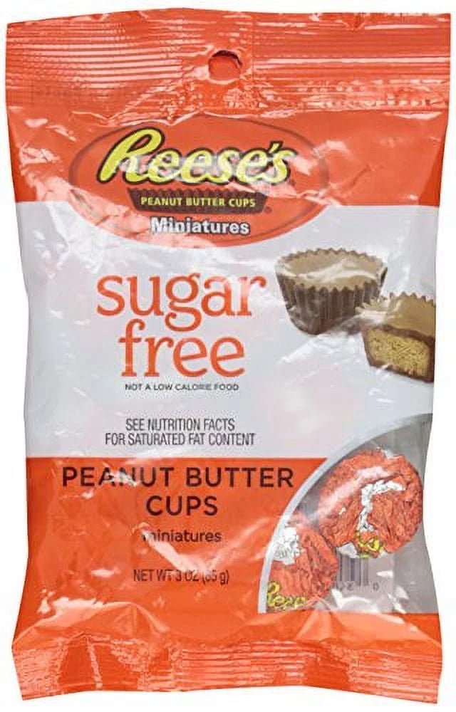 Sugar Free Peanut Butter Cups Miniatures Pack of 20 V2454