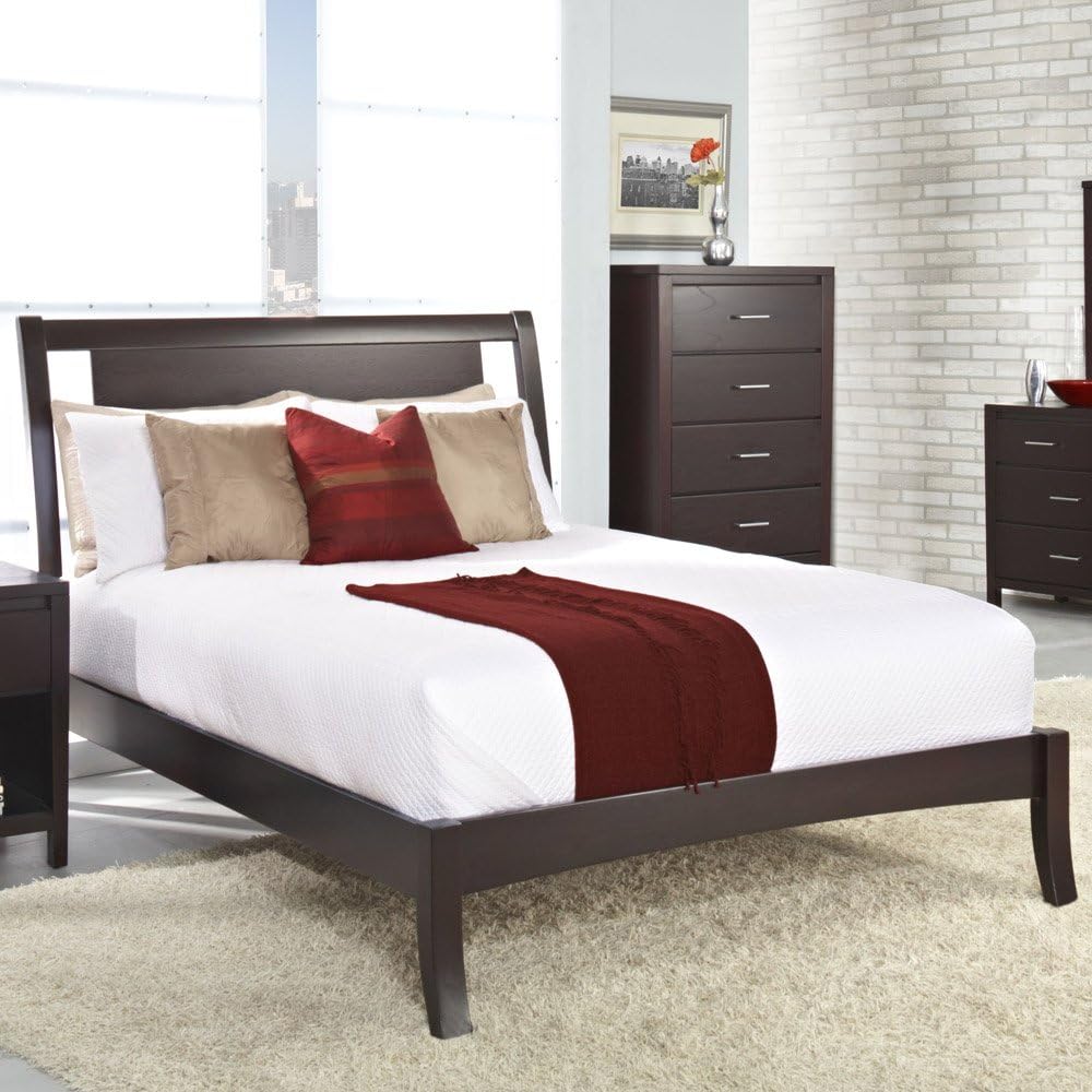 California King Espresso Platform Bed P503