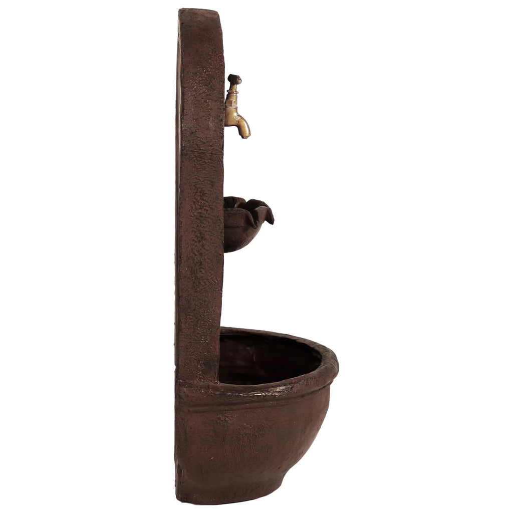 Bronze Solar Wall Fountain R2136