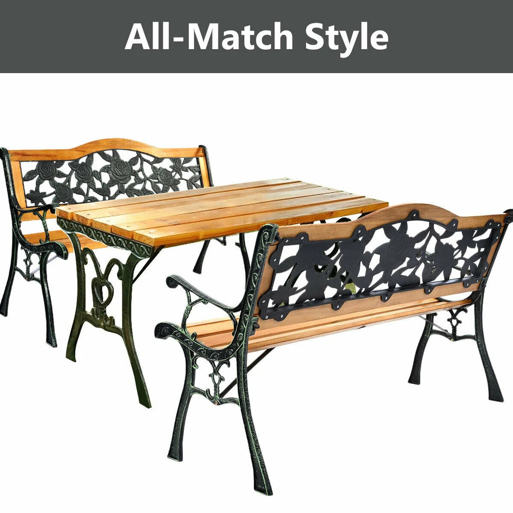 Metal Garden Bench Z91503