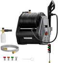 2900 PSI 2.2 GPM Electric Wall Mounted Pressure Washer with 100ft Hose L816806