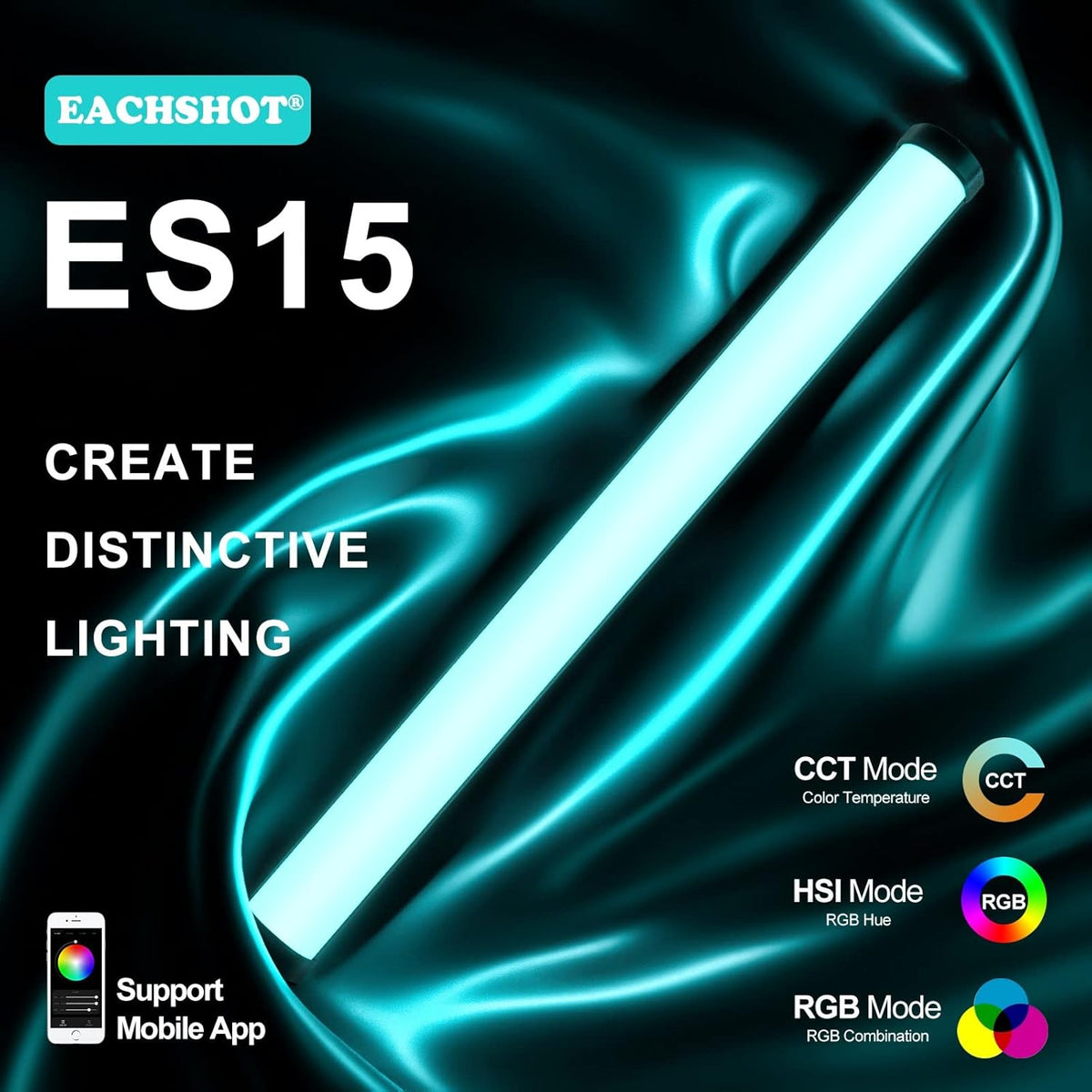 Handheld Light Wand Bi-Color RGB LED Fill-in Lighting P52681