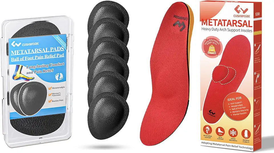 Heavy Duty Arch Support Insoles & Metatarsal Pads S879