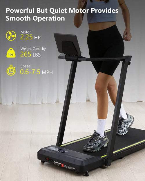 0.6-7.5 MPH Compact Treadmill with Remote X600571