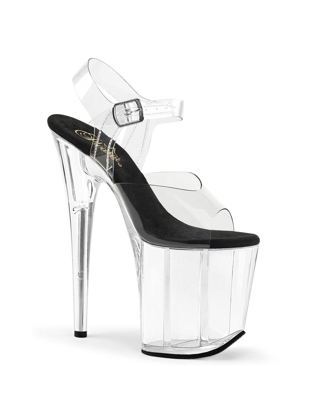 Silver Chrome Heel I8978