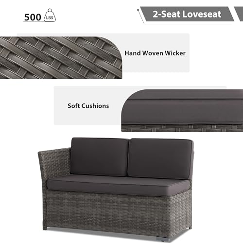 7 Piece PE Wicker Patio Dining Set P4241