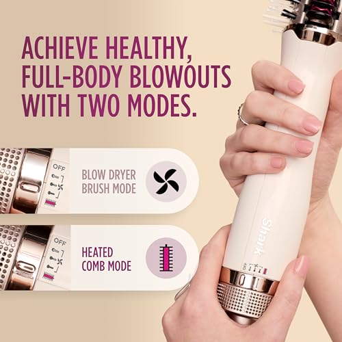 SmoothStyle Heated Comb + Blow Dryer Brush with Heat Resistant Storage Bag H1322