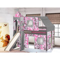 Twin Bed with Slide and Tent L702140