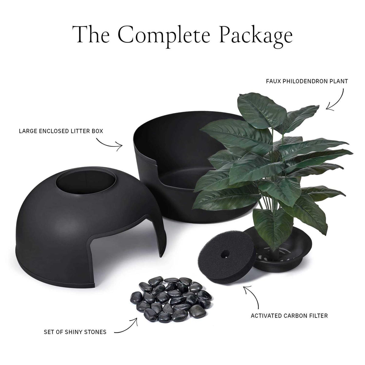 Hidden Litter Box Enclosure with Carbon Filter D76866