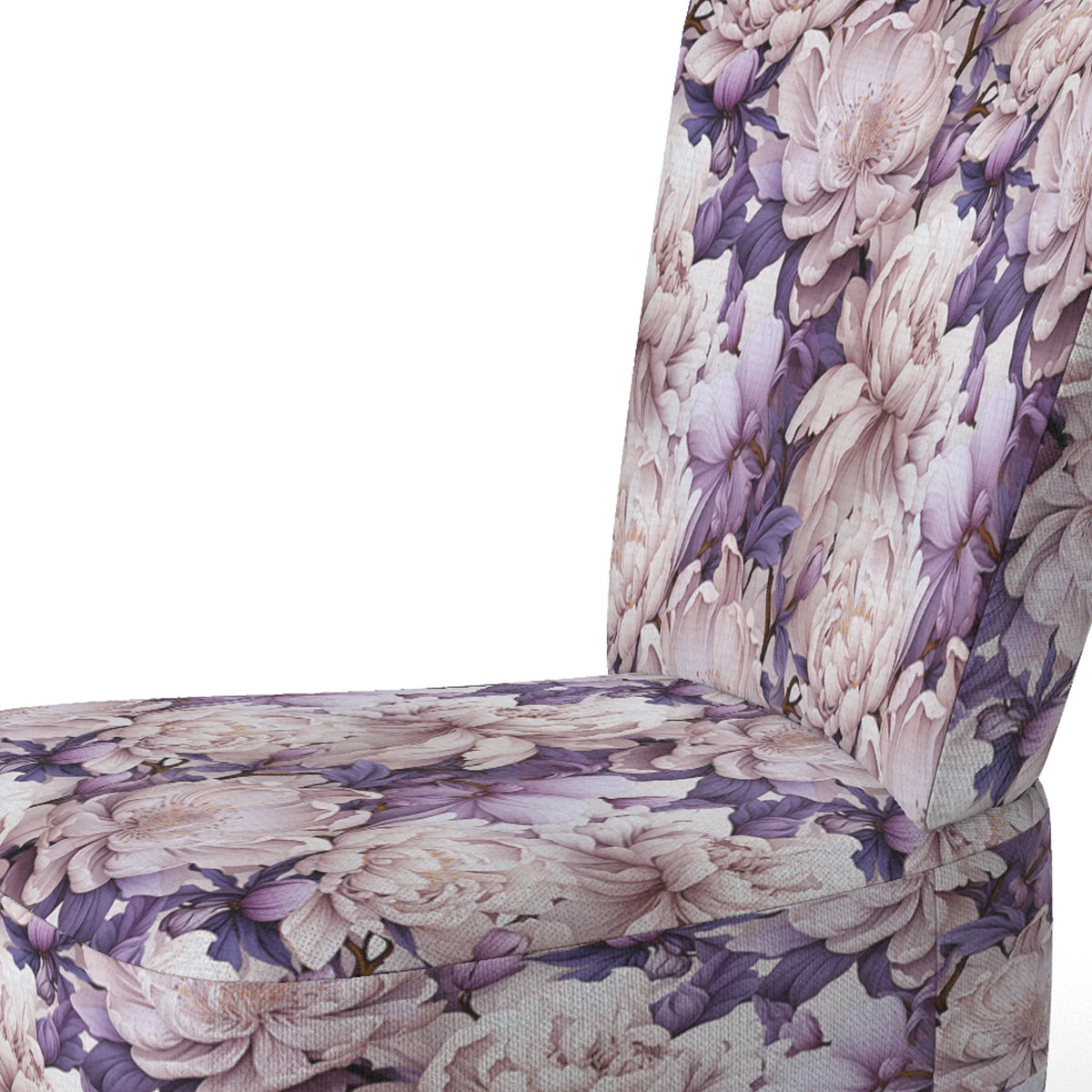 Upholstered Floral Accent Chair I9490
