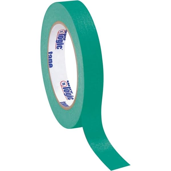 Dark Green Masking Tape 60 Yard Roll (48 Roll/Case) Y385