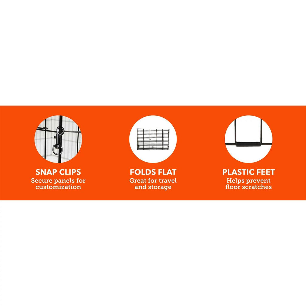 8 Panel Pet Exercise Play Pen with Door J3928