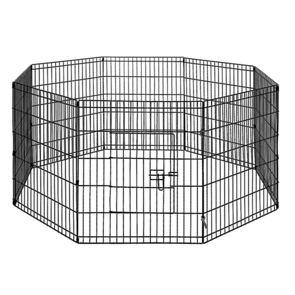 8 Panel Pet Dog Playpen Exercise Cage Enclosure M152385