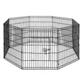 8 Panel Pet Dog Playpen Exercise Cage Enclosure M152385