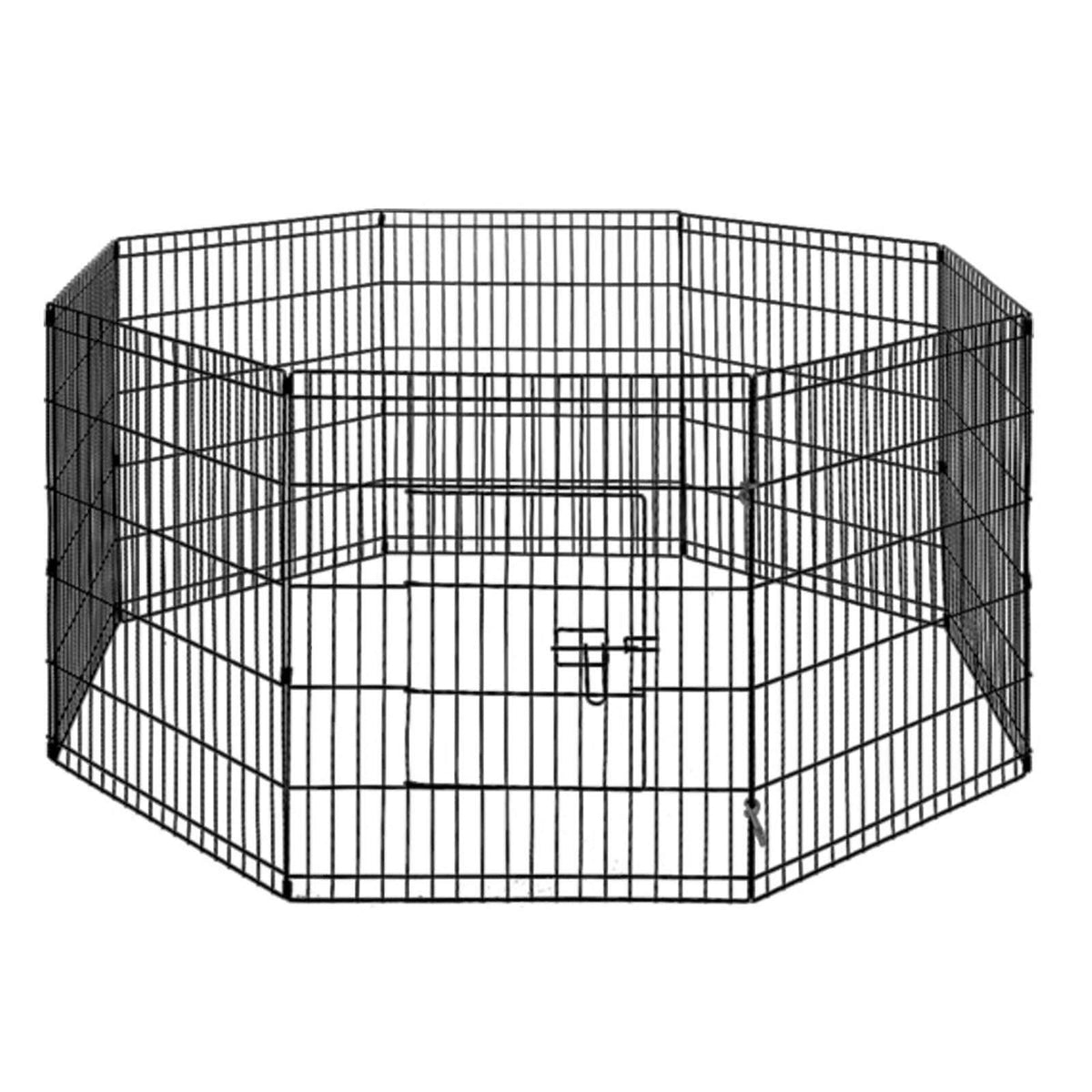 8 Panel Pet Dog Playpen Exercise Cage Enclosure M152385