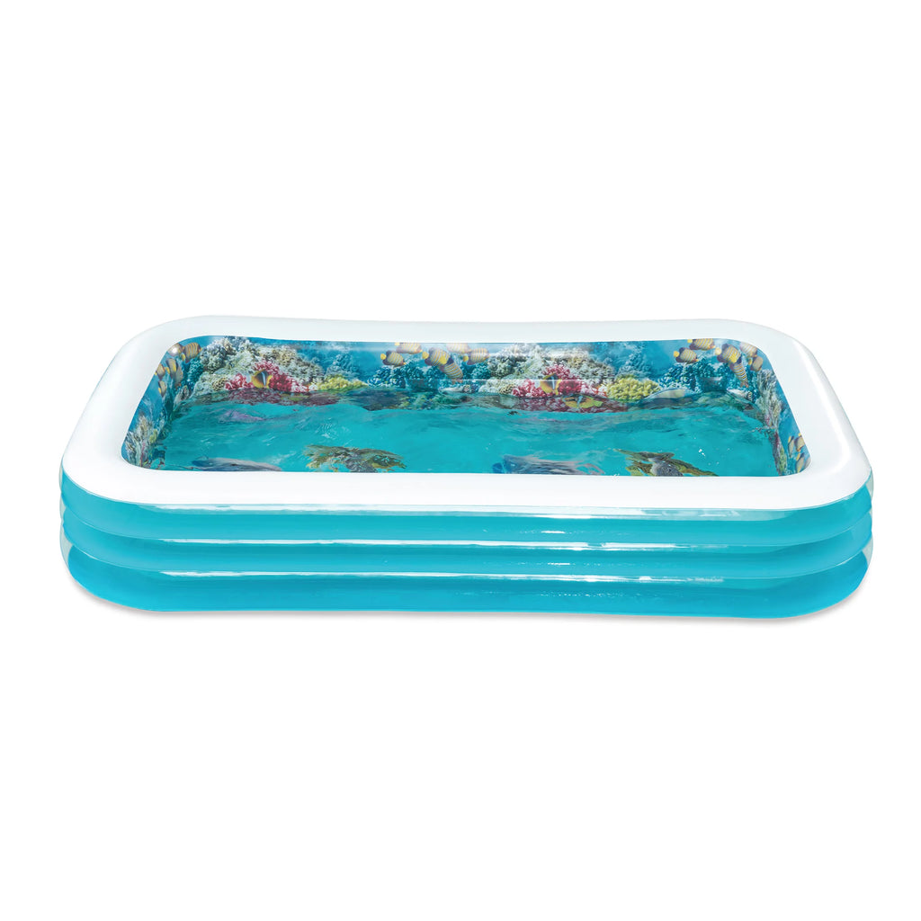 Inflatable Dolphin 3D Family Pool H9180