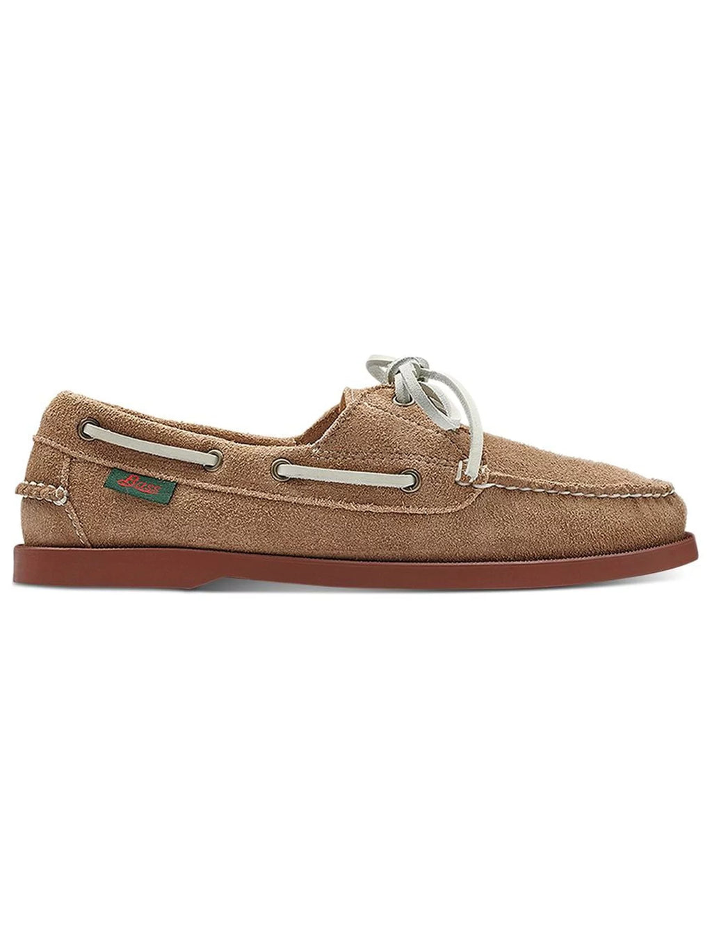 Womens Desert Sand Beige Removable Padded Insole Slip Resistant Round Toe Lace-Up Leather Loafers Shoes 11 M T7612