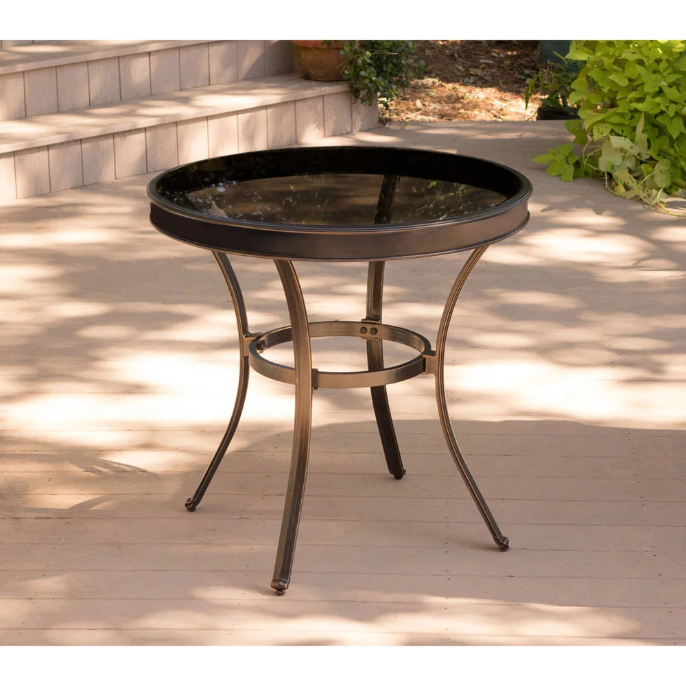3-Piece Bistro Set with Glass-Top Table Z84387