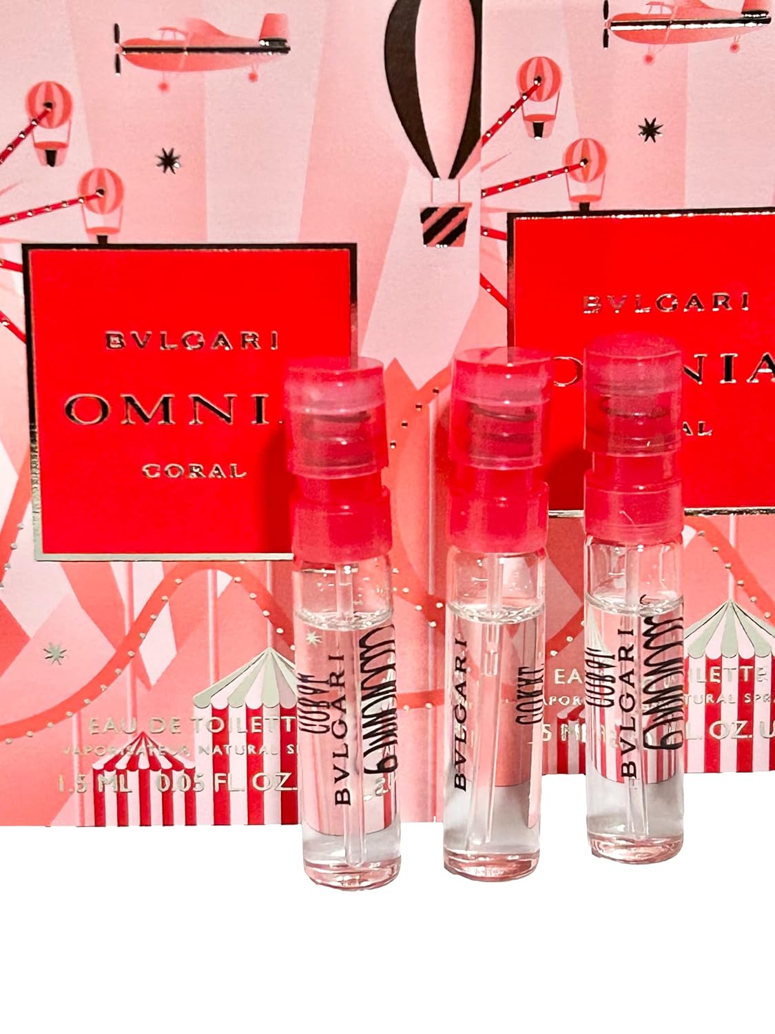1.5 ml / 0.05 Fl Oz Eau De Toilette Spray Sample Vials (Pack of 3) D84115