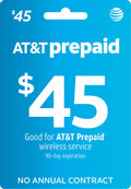 AT&T Prepaid $45 Top Up Q3384