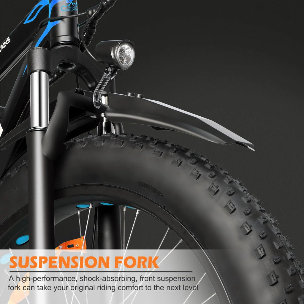 26 inch 7-Speed Electric Mountain Bicycle 500W 48V 10Ah O8102