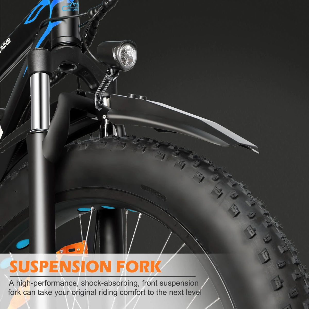 26 inch 7-Speed Electric Mountain Bicycle 500W 48V 10Ah O8102