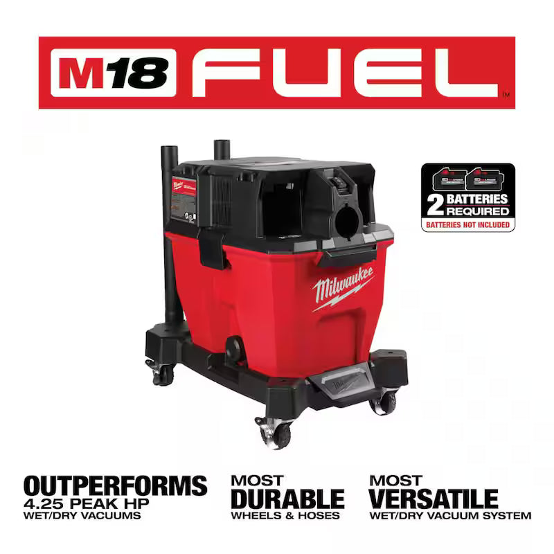 9 Gal. Cordless Wet/Dry Shop Vacuum with Utility Brush and Nozzle E58258