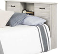 Full Winter Oak Bookcase Headboard Y511672
