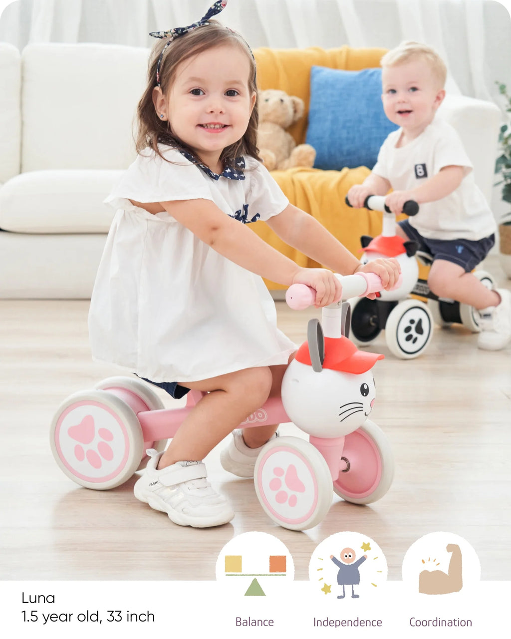 Baby Balance Bike for 1-2 Year Old C1917