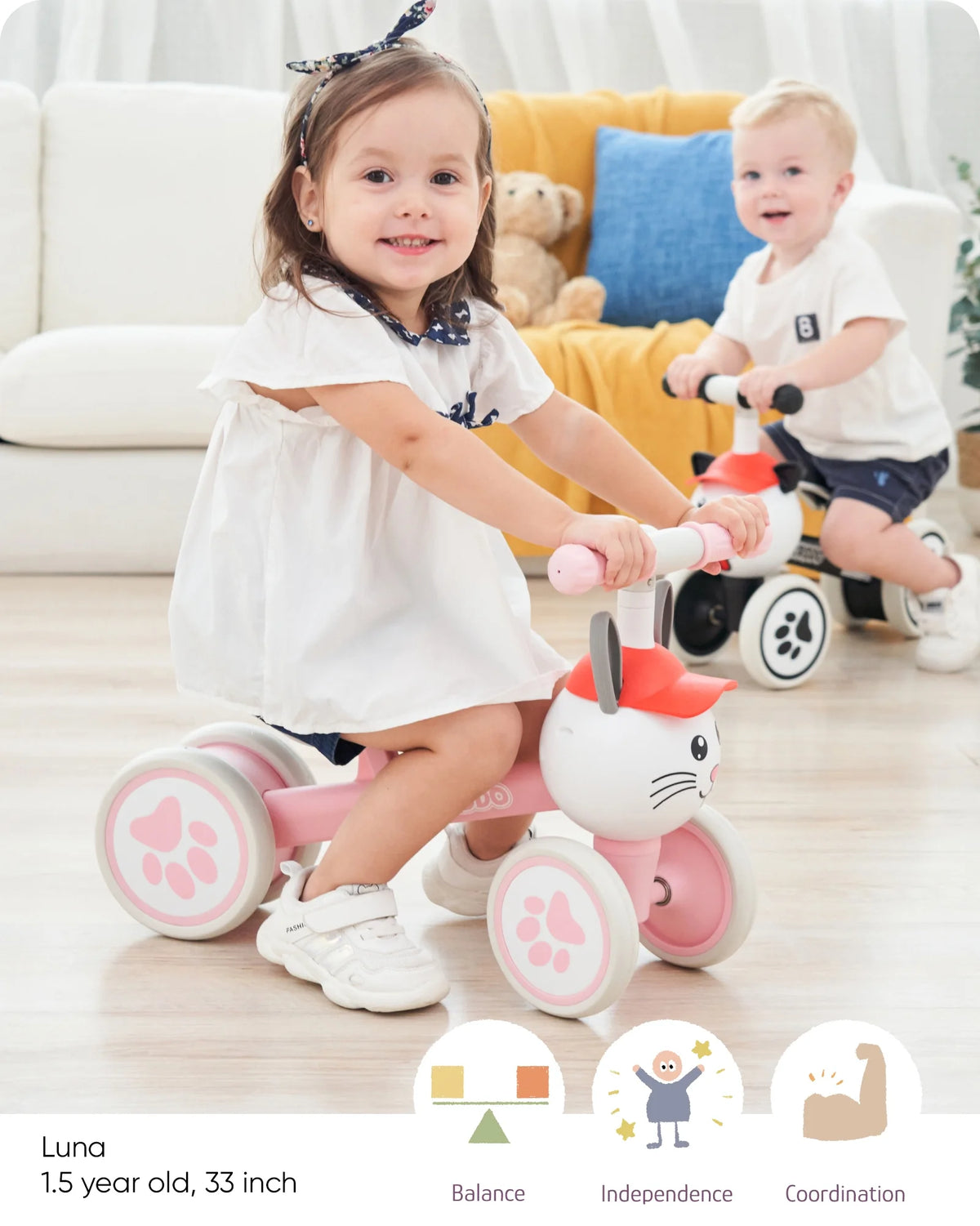 Baby Balance Bike for 1-2 Year Old C1917