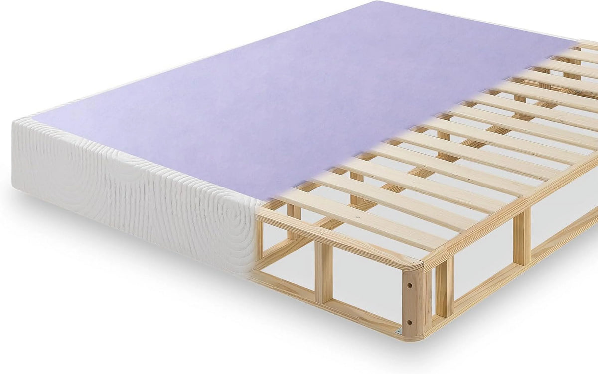 8 Inch Wood Box Spring Queen D4661