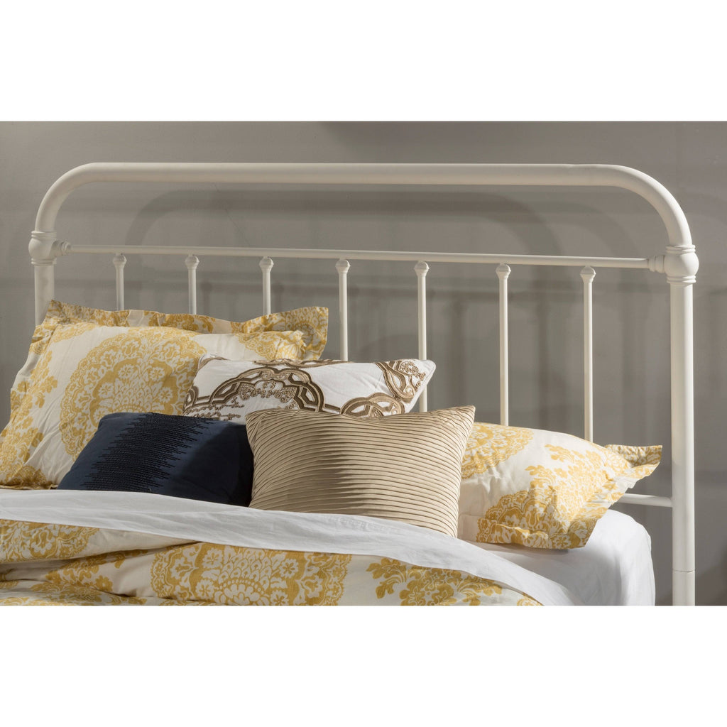 White Metal Headboard - Full H56621