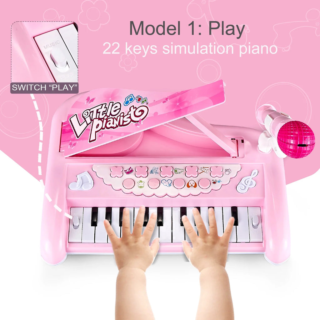 Toddler Piano Toys with Microphone L5205