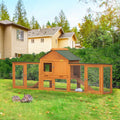 82L Extra-Large Wooden Rabbit Cage With Double Runs N2319
