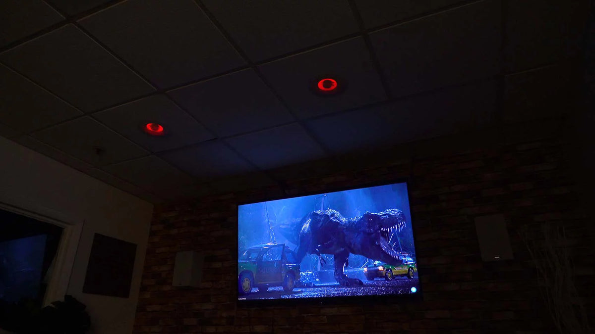 1000w Bluetooth Receiver with 4 In-Ceiling 6.5" Speakers U407306