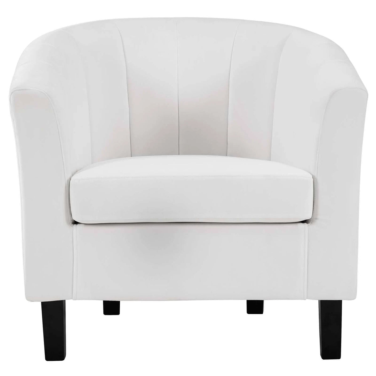 White Performance Velvet Armchair Q742