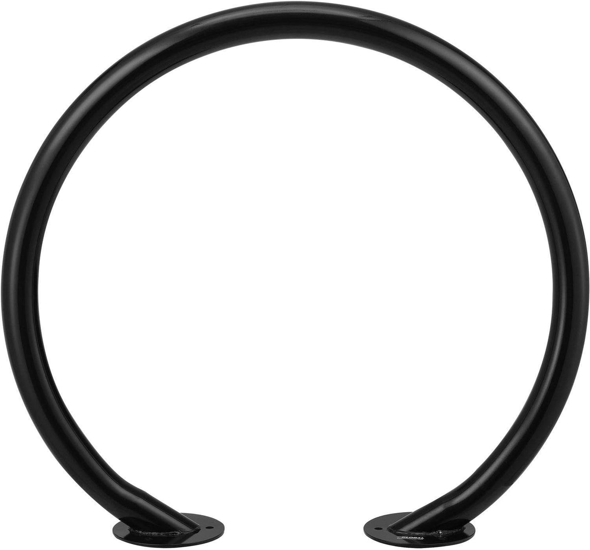 Black Flange Mount Bike Rack, 2 Bike Capacity O9796