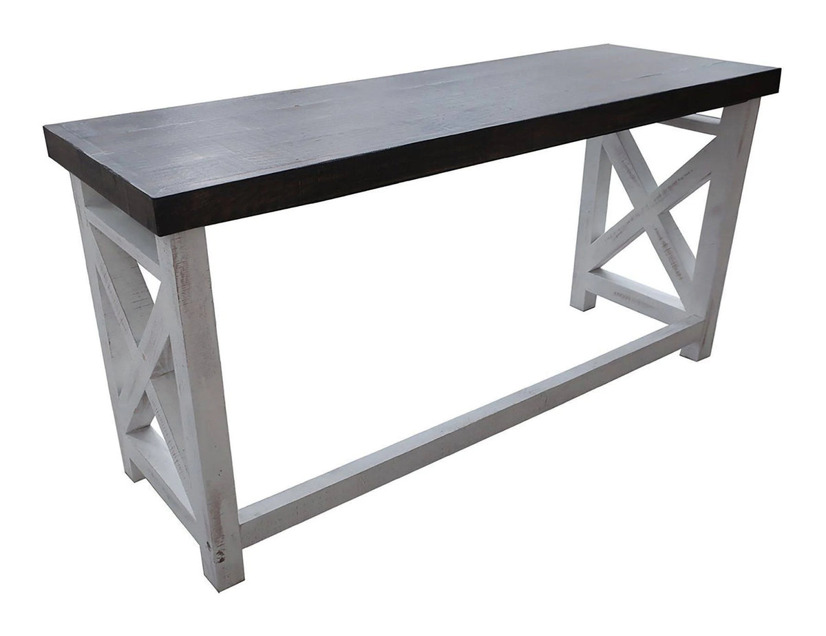 Antique White Console Bar Table N68851