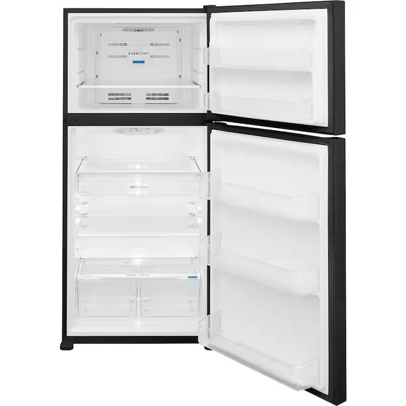 Top Freezer Refrigerator in Black E63640