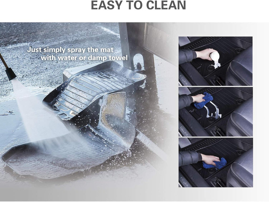 All Weather Car Mats for Ford Escape Front & Rear Row Full Set M3727