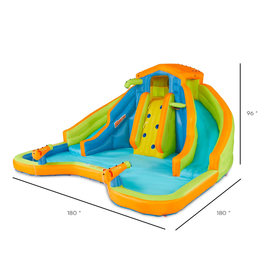 Inflatable 2 Lane Water Slide Splash Pool O15779