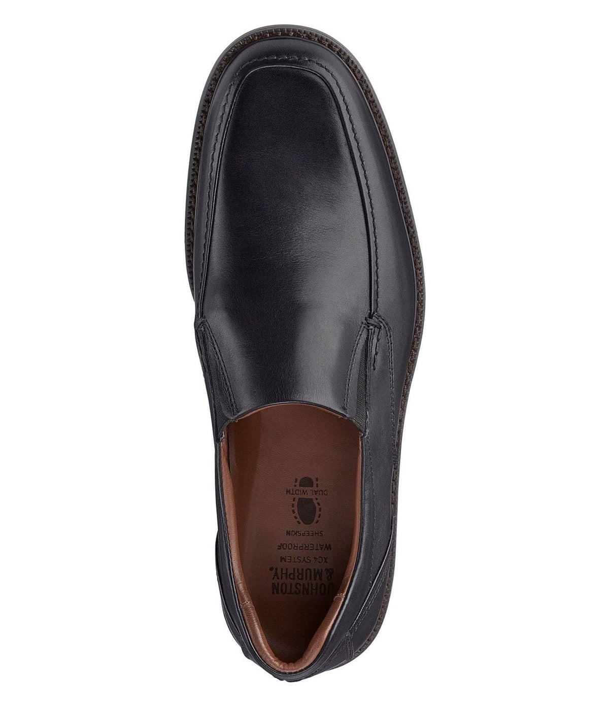 Black Waterproof Calfskin Venetian Moc O82454